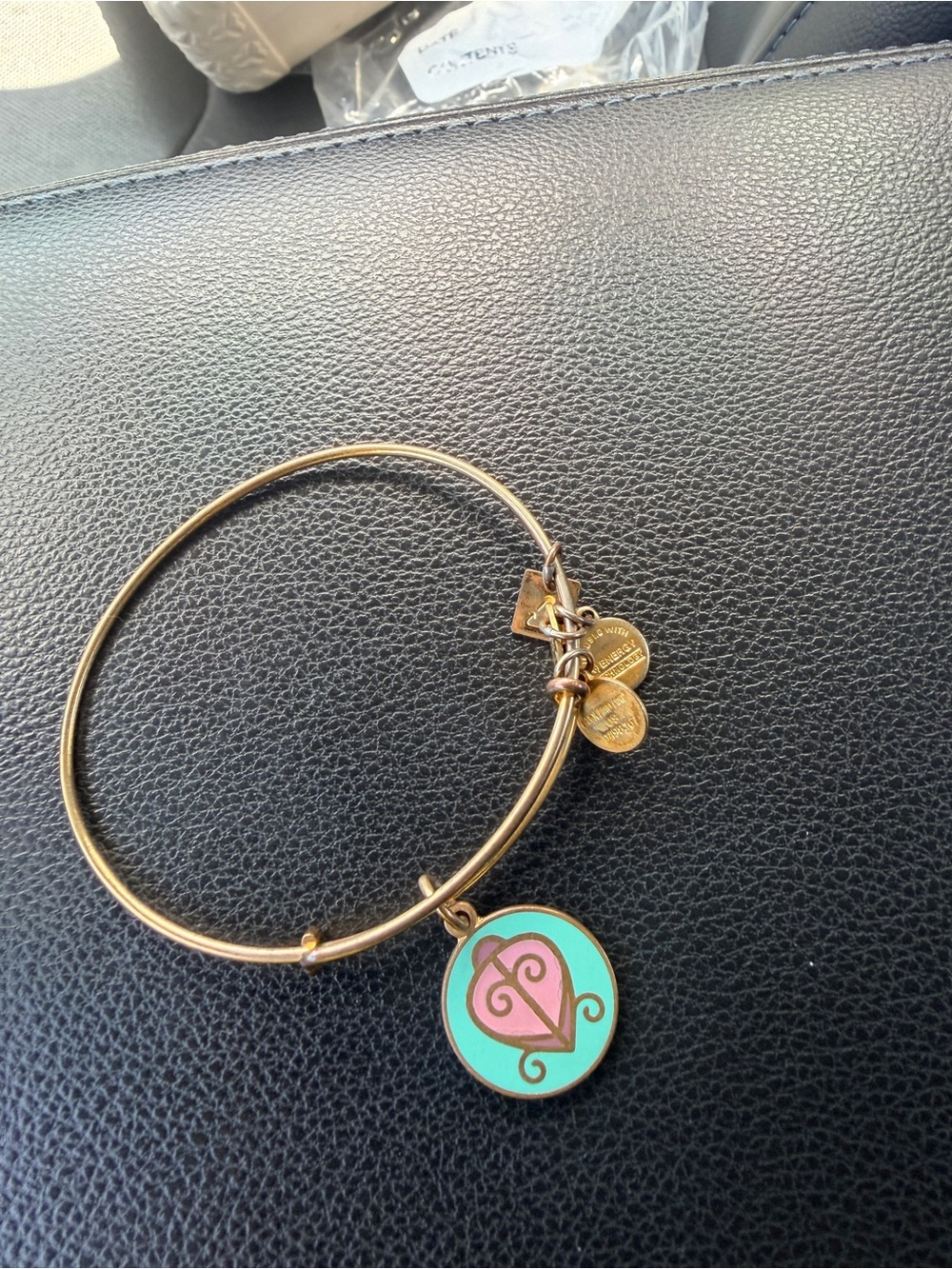 Alex and Ani Mixed Metal Charm Bangle Set in Silver and Rose-Gold Tones - Picture 11 of 11